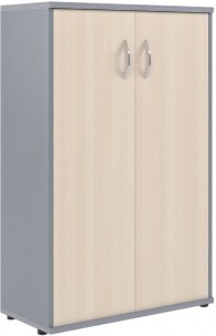 Шкаф с глухими дверьми СТ-2.3 Клен/Металлик 770*365*1200