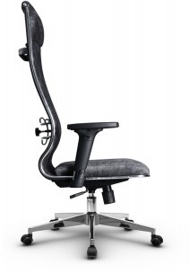 Кресло офисное Metta L (хром пр. сеч.) велюр