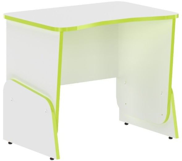 Стол STG 7050 Белый/Лайм 700х500х595/695