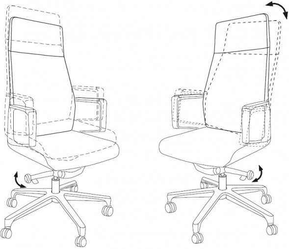 Кресло руководителя Бюрократ _JONS