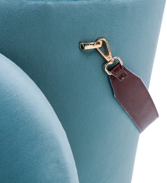 Пуф Leset Бакет бирюзовый