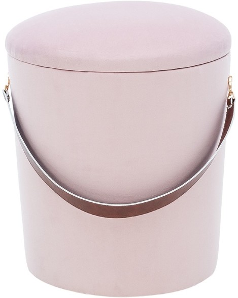 Пуф Leset Бакет бежево-розовый
