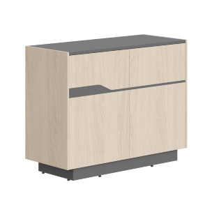 Тумба СФ-572101 Дуб светлый/Белый премиум 1030х430х814 LINE