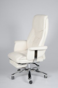 Кресло руководителя ПАРЛАМЕНТ КОЖА бежевая