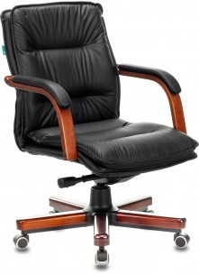 Кресло руководителя Бюрократ T-9927WALNUT-LOW