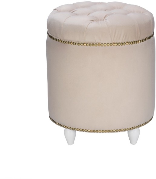 Пуф Leset Classic-02 круглый молочный