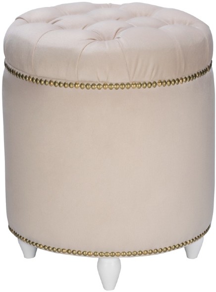 Пуф Leset Classic-02 круглый молочный