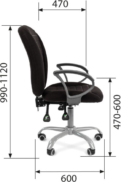 Офисное кресло CHAIRMAN 9801 ERGO