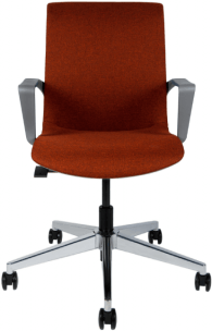 Кресло офисное Некст тёмно-серый пластик