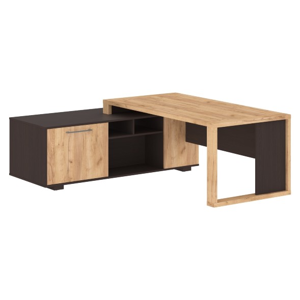 Стол руководителя с тумбой ACT 2118(L) 2100х1800х750 ALTO