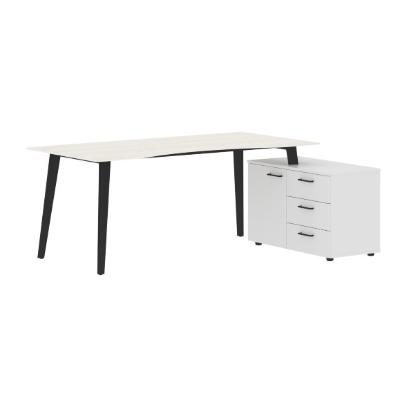 Стол руководителя с тумбой JCT 1813(R) 1800х1300х750 JAY