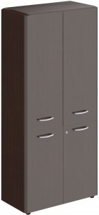 Шкаф с замками в средних и малых дверях и обвязкой DHC 85.3(Z) Венге Магия 892х470х1950