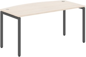 Стол руководителя XSET 169 Бук Тиара/Антрацит 1600х867х750 XTEN-S