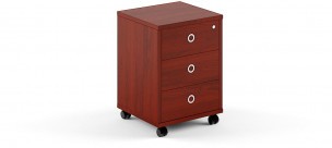 Тумба подкатная B 201 Бургунди 480х455х660