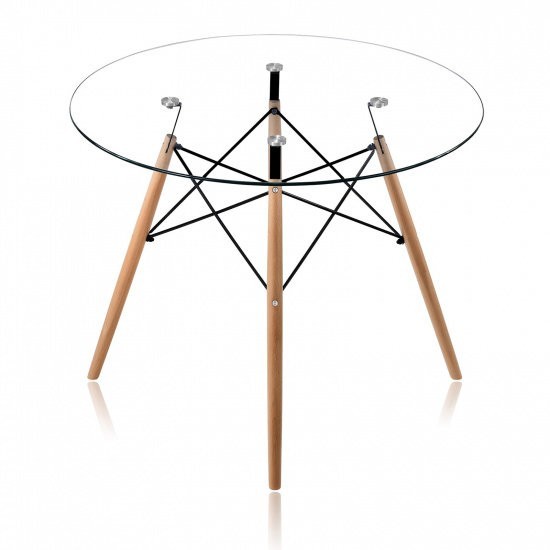 Стол DSW glass, d-90 см