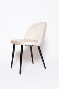 Кресло-стул DISCO black бежевый