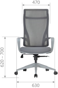 Кресло руководителя CHAIRMAN CH 577 серый